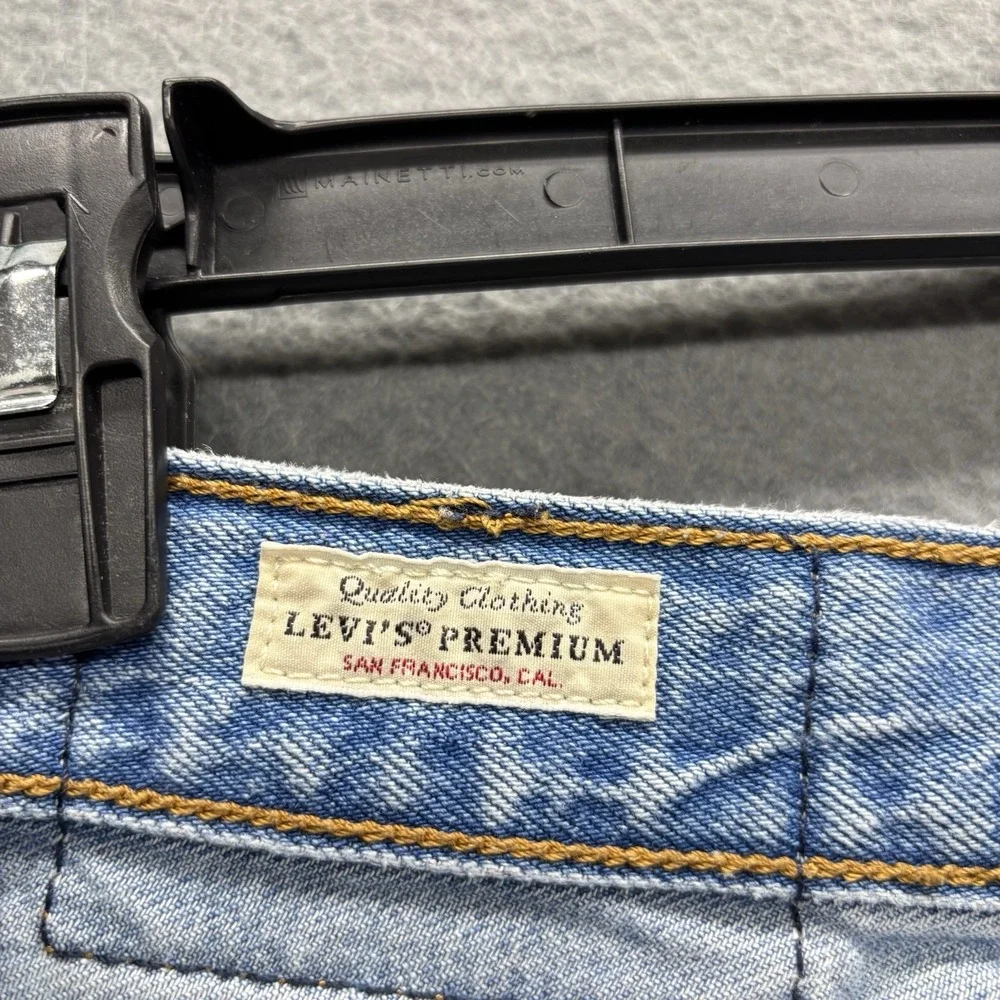 Levi's X FARM Rio High Rise Loose Jeans Women's 30x29 Blue Floral Tropical - Picture 8 of 13